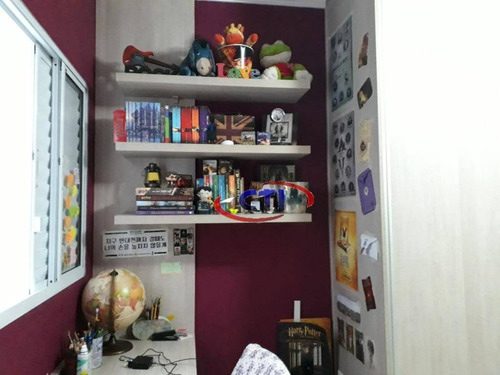 Imagem 28 de 30 de Sobrado Com 3 Suítes À Venda, Por R$ 695.000 - Vila Scarpelli - Santo André/sp - So0482