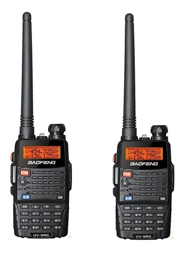 Pack 2 Radios Walkie Talkie Portatil Baofeng Vhf/uhf Uv5rc