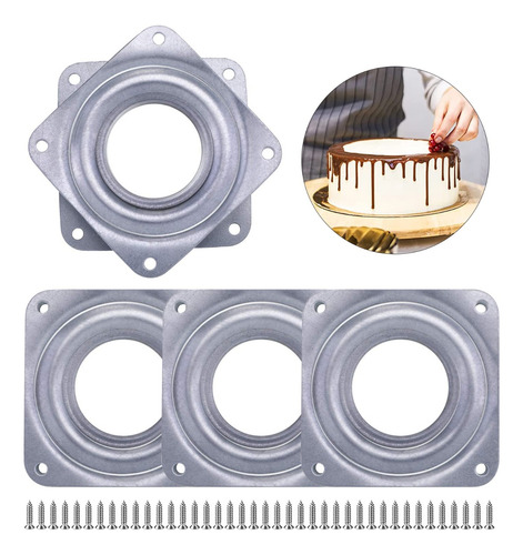 4pcs Base Giratoria Rodamiento De Bolas 7.1cm / Toolstore