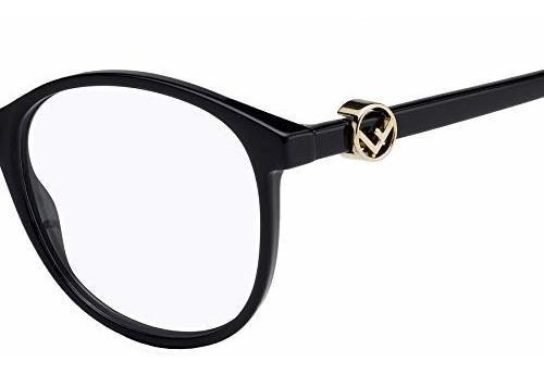 Gafas Fendi Ff Habana Oscuro Con Lentes De Demostración 51mm