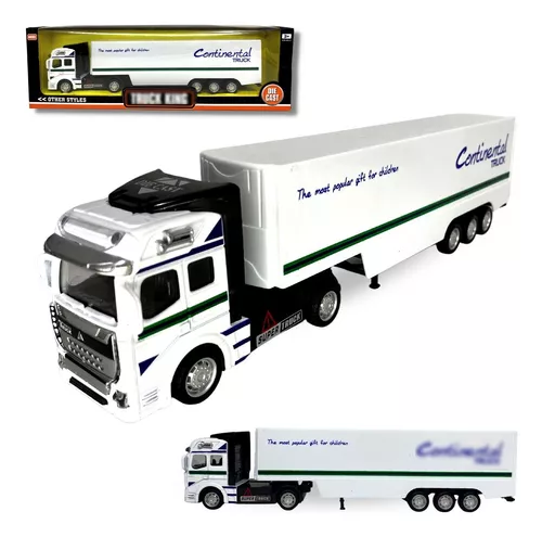 Caminhão Carreta de Brinquedo Miniatura Metal 30cm Coleção - Europio -  Caminhões, Motos e Ônibus de Brinquedo - Magazine Luiza