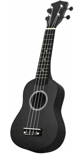 Ukulele Soprano Color Negro Fzone Fzu-002-negro