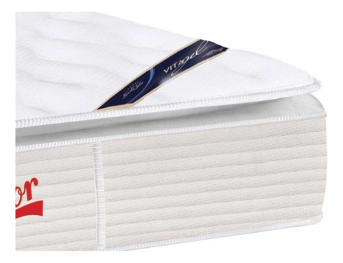 Conjunto Box Solteiro: Colchão Molas Ensacadas Castor Pocket