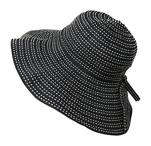 Packable Shade Cinta Trituradora Sun Beach Hat, Ajustable An