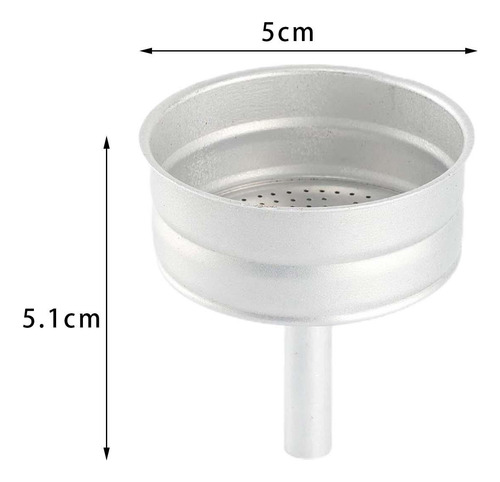 5 Reemplazo Del Filtro Del Embudo De Aluminio Del Embudo De