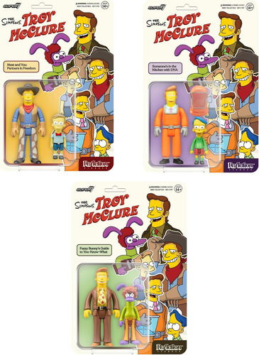 Super7 The Simpsons Troy Mcclure (meat And You: Partners In