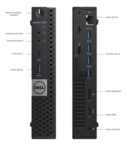 Pc Dell Optiplex Micro Core I5 Ram 16gb Ssd 240gb Monitor 24 (Reacondicionado)