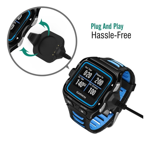 Imagen 3 de 5 de Cargador Marca Moko Para Forerunner 920 Local Belgrano