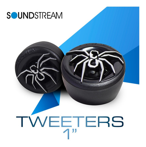 Imagen 3 de 5 de Tweeters Soundstream Con Crossover