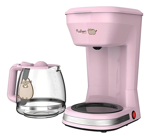 Cafetera De Goteo Para 12 Tazas Pusheen The Cat Color Rosa