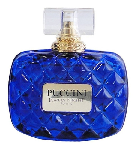 Perfume Puccini Lovely Night Blue, 100 ml, unidad de etiqueta Adipec, volumen de 100 ml