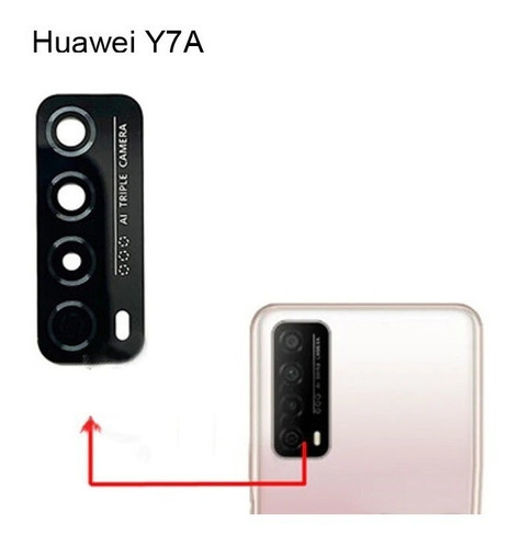 Lente Camara Trasera Huawei Y7a