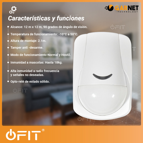 Imagen 3 de 11 de Ir-800 Detector Infrarrojo Garnet Anti Mascotas 18kg