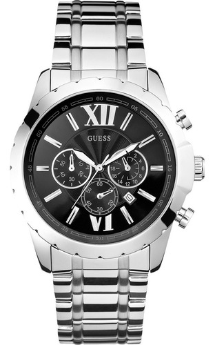 Relogio Guess W0193g2 Prata Original Completo Com Caixa