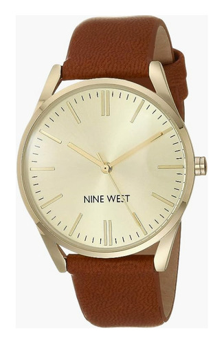 Nine West ® Reloj De Piel Mano Mujer Acero Inoxidab 1994chhy