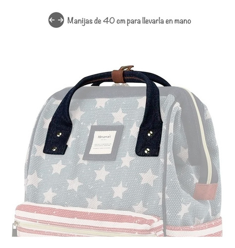 Imagen 4 de 10 de Mochila Himawari Diseño Usa Tipo Tejida Excelente Full