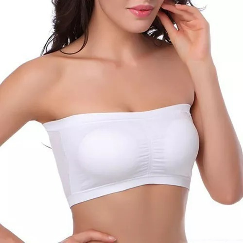 Pack 3 Peto Strapless De Mujer Sin Tirantes Tallas Grandes