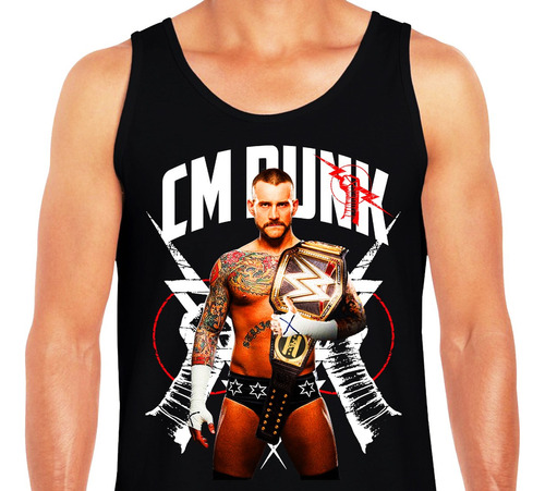 Lucha Libre -  Wwe - Cm Dunk - Musculosa