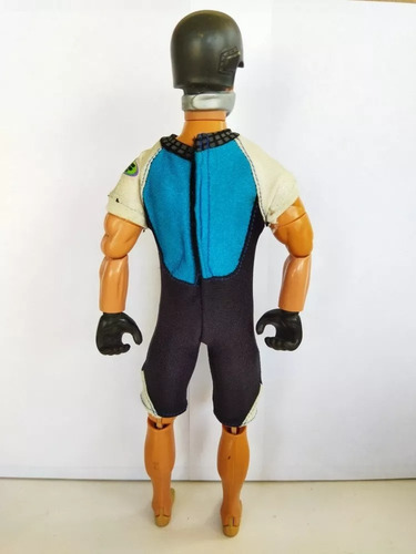 Action Man Traje Acuático Buzo N Teck Máscara Casco 1992 (Usado)
