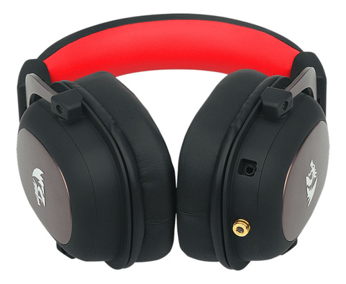 Auriculares gamer Redragon H510 Zeus negro y rojo