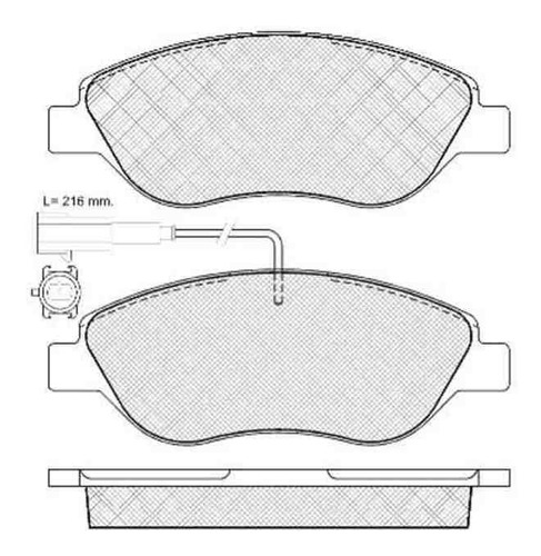 Pastilla De Freno Fiat Stilo 1.9 Jtd- 2.4 20v - Wagon 01/ De