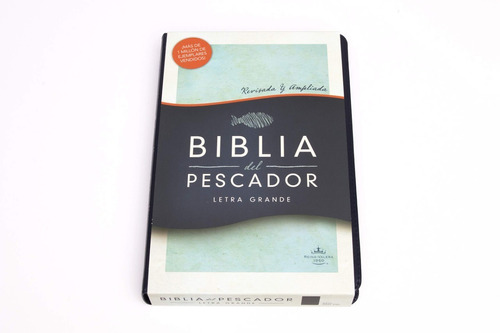 Biblia Del Pescador Rvr 1960, Letra Grande, Azul Simil Piel