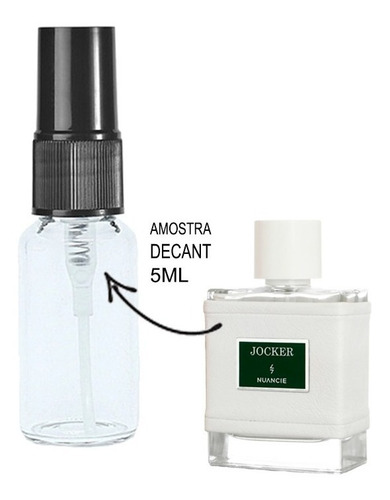 Imagem 2 de 3 de Decant 5ml - Perfume Jocker - Nuancie Amostra Vidro Spray