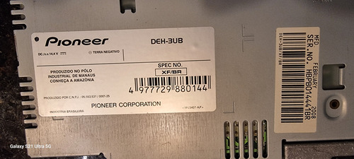 Pioneer Deh 3ub Não Golfinho (Usado)