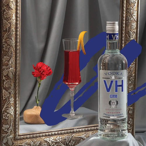 Pack De 4 Vodka Vh Rives Premium 700 Ml