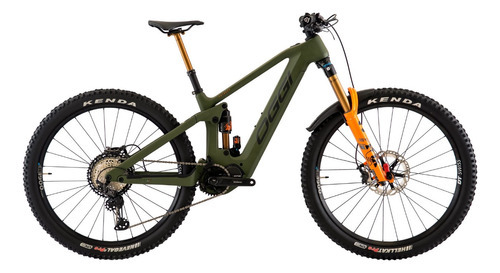 Bicicleta Eletrica Mtb Oggi Potenza Tamanho M 2023 Cor Verde Tamanho do quadro 17