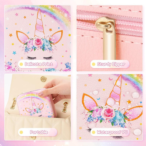 Joyero Para Ninas Joyero Con Unicornio Rosa Para Ninos Tr...