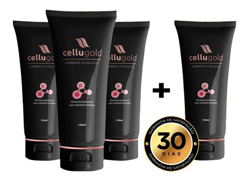 4 X Cellugold Creme Anti-celulite