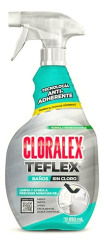 Cloralex Limpiador De Baños Teflex Tigger Sin Cloro 650 Ml