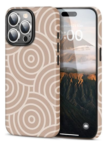 Kingflag Caja Magnética De Cuero Vegano Para iPhone 15 Pro 3