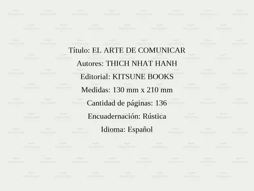 El Arte De Comunicar - Thich Nhat Hanh