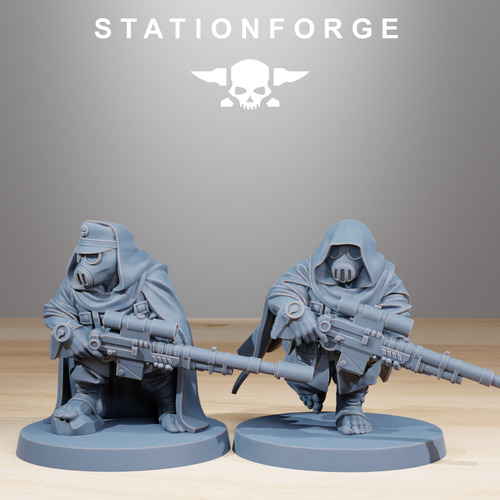 Miniaturas Grimguard Skulldarts Stationforge Resina 3d