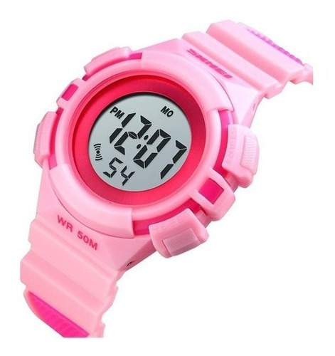 Reloj Skmei 1485 Deportivo Niñas Sumergible Cronometro Rosa