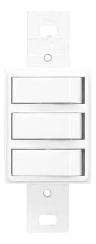 Módulo 3 Interruptor Simples Embutir Condulete Branco Ilumi