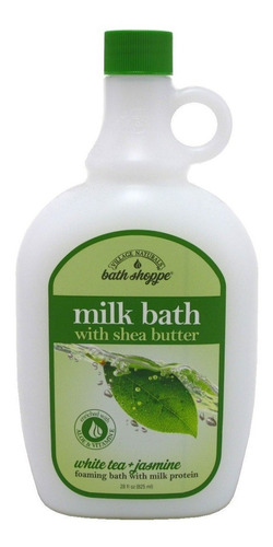 Village Naturals Bath Shoppe, Baño De Leche, Té Blanco Y Jaz