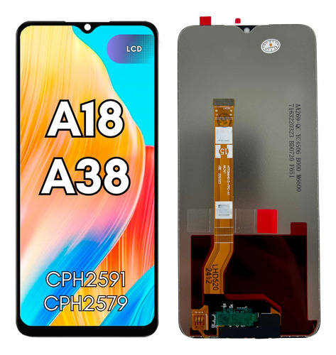 Pantalla Display Para Oppo A18 A38 Cph2591 Cph2579 Original