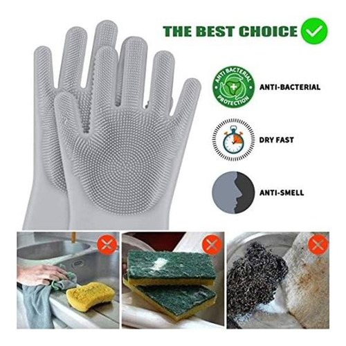 Guantes De Aseo De Mascotas Sene, Guantes De Silicona De De