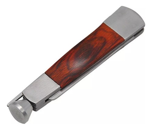 Zg Pipa De Acero Inoxidable De Madera Roja Para Fumar Tabaco