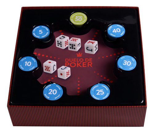 Juego De Mesa Novelty Duelo De Poker Suerte Y Estrategia