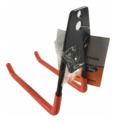 Imagem 3 de 6 de Kit 10 Gancho Mult Uso Emborrachado Pendurar 120x130mm K7887