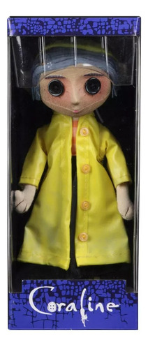 Muñeca Coraline Ojos De Botón 23 Cm Colección Neca