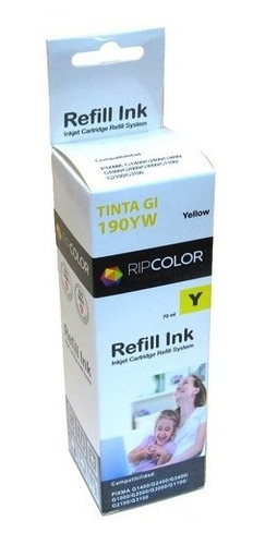 Tinta Amarilla Para Canon Pixma G1400/g2400/g3400/g100...