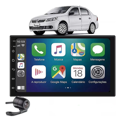 Central Multimidia Carplay Android Auto Voyage G5 2010 A 13