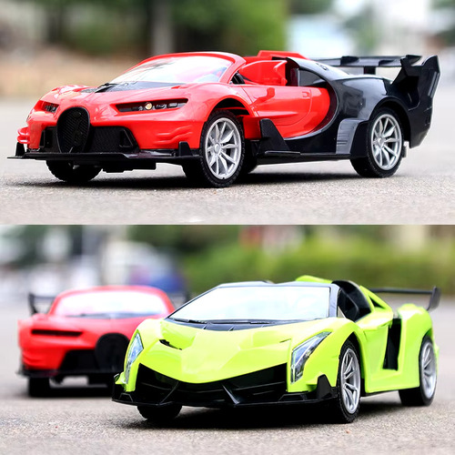 Rojo Carro Control Remoto 1:16 Nuevos Juguetes Niños