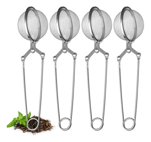 Set De 4 Infusor De Té Acero Inoxidable, Colador De Té De