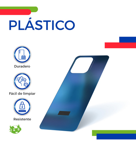Tapa Trasera Compatible Con Honor X6 Vne-lx1 Vne-lx2 Vne-lx3 Color Azul Náutico Slim Company